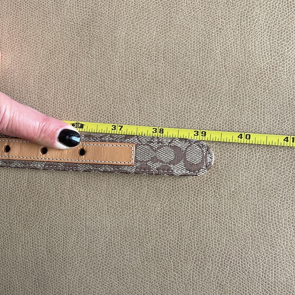 AUTHENTIC COACH Designer logo belt - Picture 10 of 11